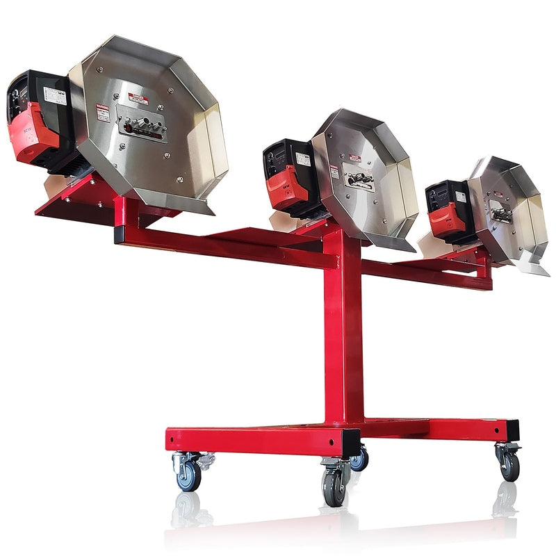 CenturionPro HP3 Triple Bucker – High-Performance Dual-Roller, Three-Station (Stand Included)