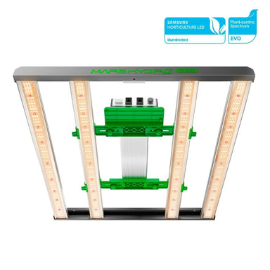 Mars Hydro FC3000-EVO – 300W Samsung LM301H EVO LED Grow Light Hydroponic LED grow light with Samsung logo on a white background