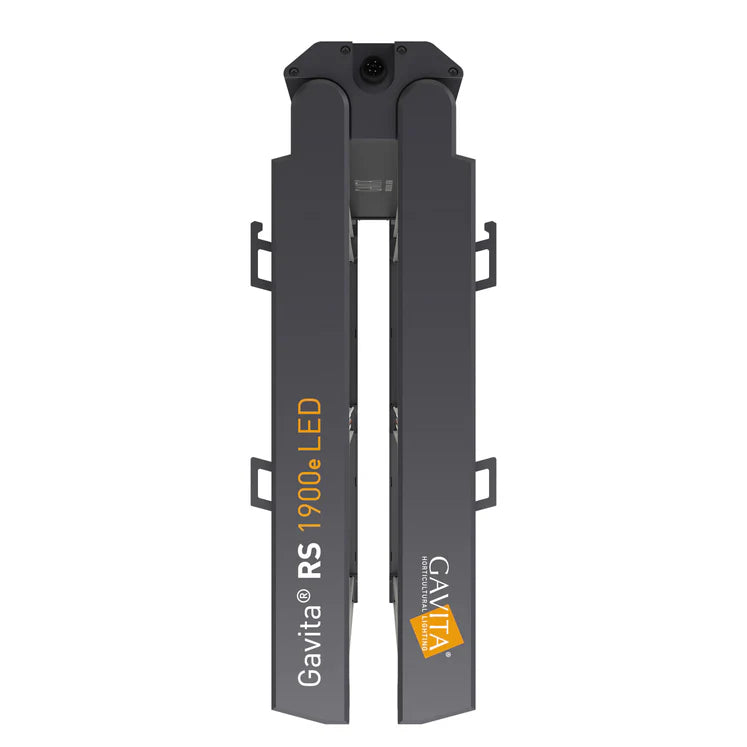 Gavita RS 1900e LED Grow Light – High Efficiency, Full-Spectrum 208–480V folded all the way on a white background