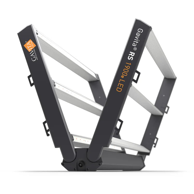 Gavita RS 1900e LED Grow Light – High Efficiency, Full-Spectrum 208–480V folded on a white background