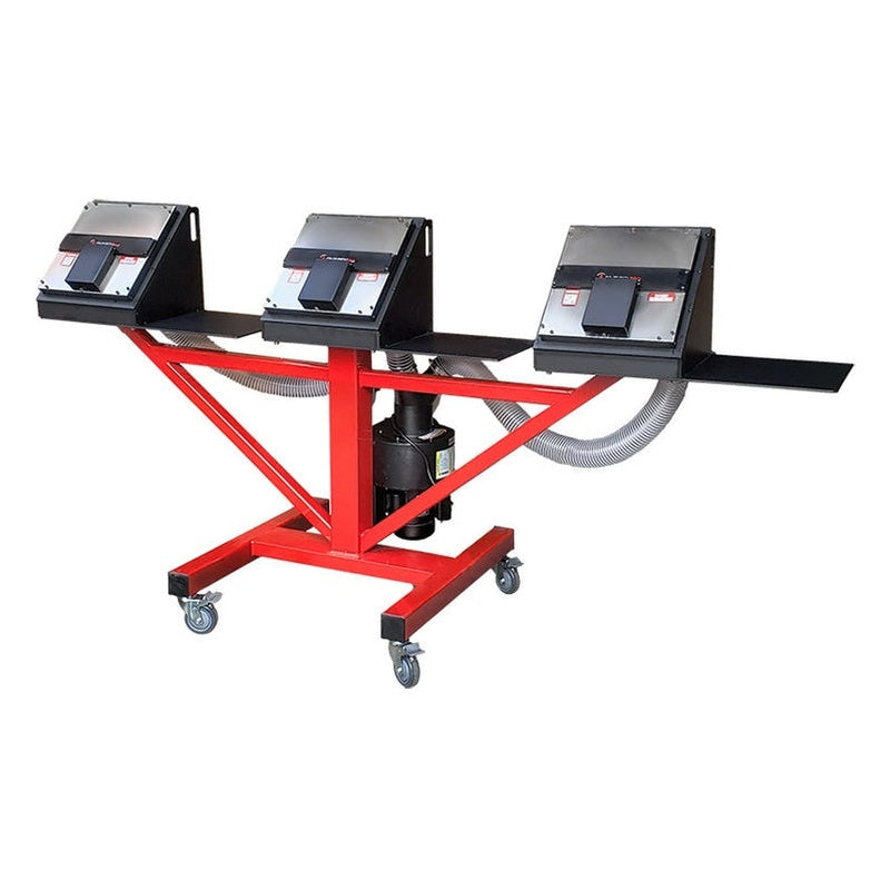 CenturionPro GC3 Triple Bucker – Three-Station Gentle Cut Destemmer, Stand Included