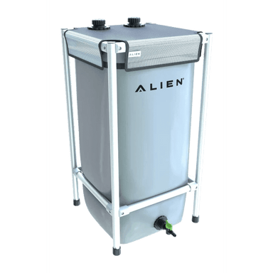ALIEN Garden Tank 30 gal aluminum frame front view