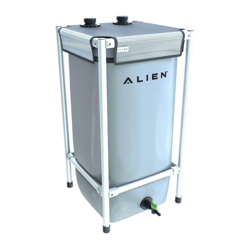 ALIEN Garden Tank 30 gal aluminum frame front view