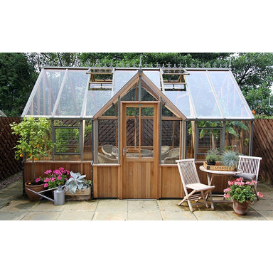 Alton Cambridge Cedar Greenhouse front view #2