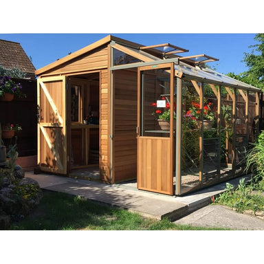 Alton Fusion Cedar Greenhouse front view