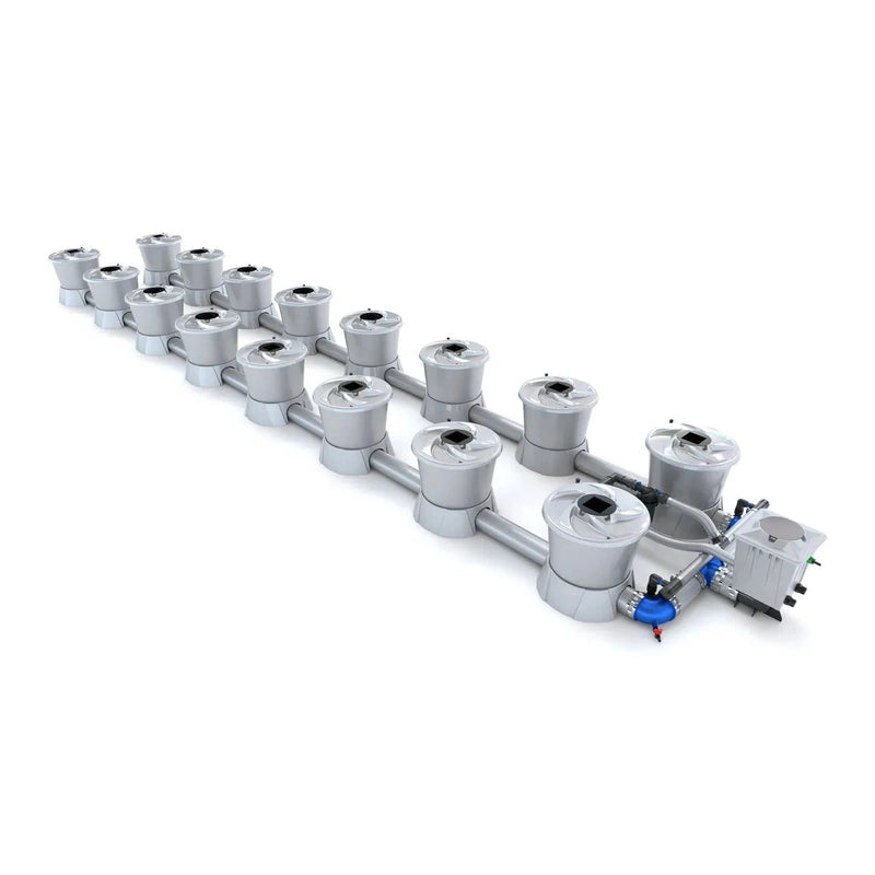 ALIEN North America ALIEN Hydroponics V-SYSTEM 16 Pot 2 Row Hydroponic Kit