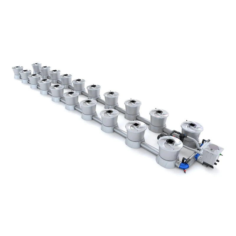 ALIEN Hydroponics V-SYSTEM 20 Pot 2 Row Hydroponic Kit