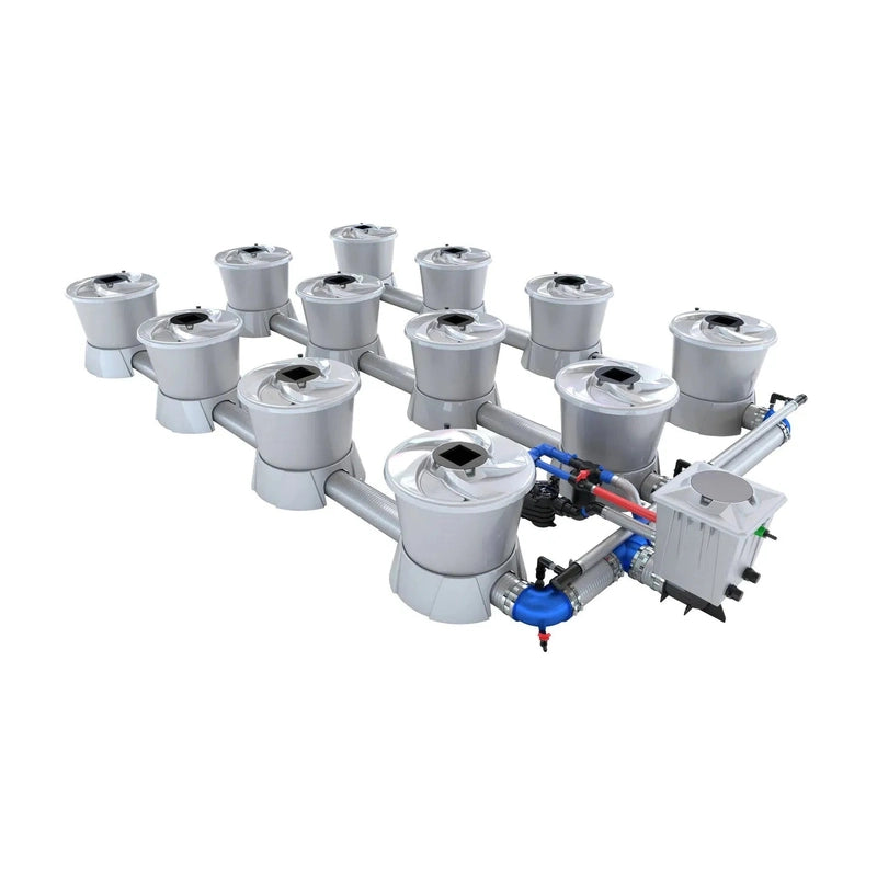 ALIEN North America ALIEN Hydroponics V-SYSTEM 12 Pot 3 Row Hydroponic Kit