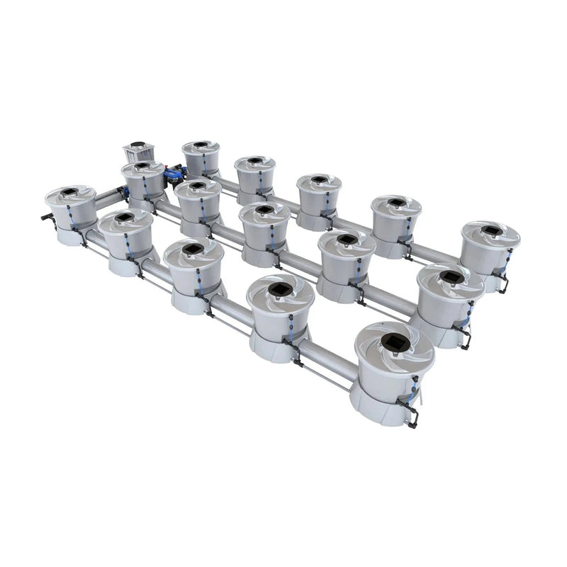 ALIEN North America ALIEN Hydroponics V-SYSTEM 15 Pot 3 Row Hydroponic Kit