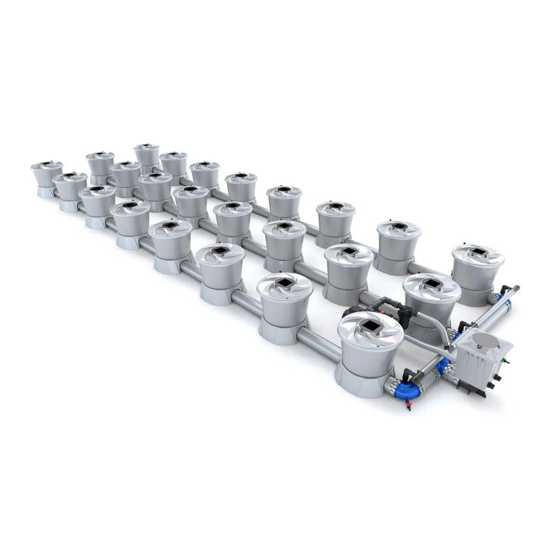 ALIEN North America ALIEN Hydroponics V-SYSTEM 24 Pot 3 Row Hydroponic Kit