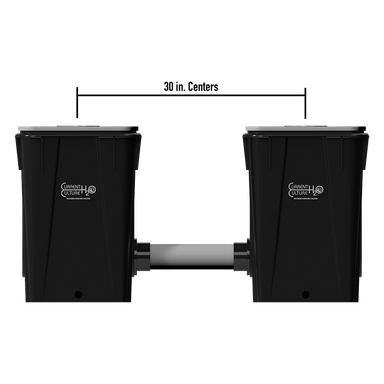 Current Culture H2O Recirculating Deep Water Culture – Medium-less RDWC 13-Gallon @ 30″ Plant Spacing UCXL13 close up view