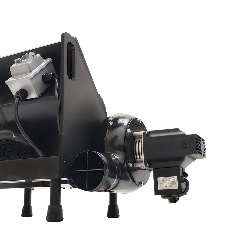 CenturionPro GC1 Bucker – Gentle Cut Hemp Destemmer, Wet/Dry Processing close up of motor