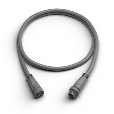 Gavita LED Clone Extension Cord – For Gavita LED Clone Bars Gray cable with connectors on a white background