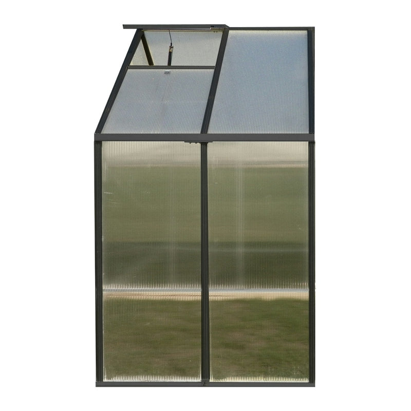 MONT Premium Greenhouse Black (Extension) 8FTx4FT front view