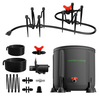 Mars Hydro New Foldable Bucket Drip Irrigation Kits for 8 Indoor Growing Plants front view