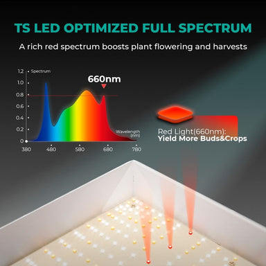 Mars Hydro TS 3000 LED Grow Light 450W full spectrum.