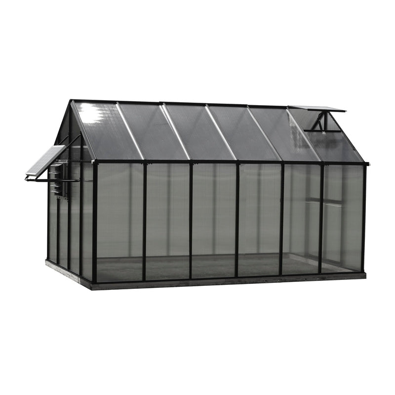 Mont Mojave Greenhouse Black Finish 12FT front view