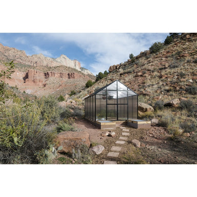Riverstone MONT Premium Greenhouse Black Finish 8mm twin-wall Polycarbonate in desert