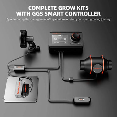 Spider Farmer SF1000 301H EVO Grow Tent Kit Complete grow kit with GGS smart controller on a dark background