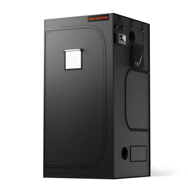 Spider Farmer® 3’x3’x6′ Grow Tent Black grow tent with brand logo on a white background