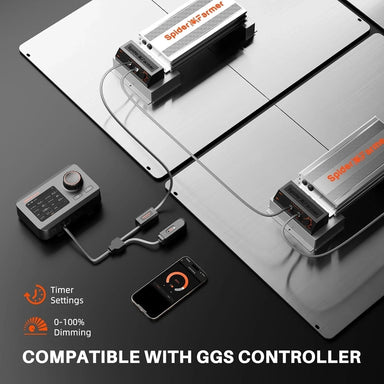 Spider Farmer SF-7000 LED Grow Light 650W compatible with ggs controller