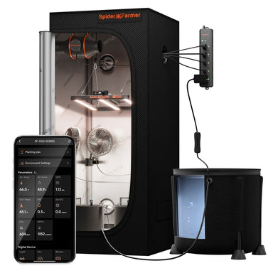 Spider Farmer Smart Grow Tent Kit 2.3′x2.3′x5.3′ with G1500 450-W LED