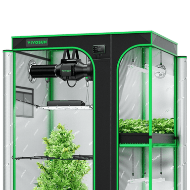 Vivosun Smart 2-In-1 Grow Tent Kit GIY-SGS-43 3x4, 2-Plant Complete System front view