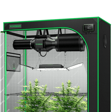 Vivosun Smart Grow Tent Kit GIY-SGS-42 2x4, 2-Plant Complete System front view