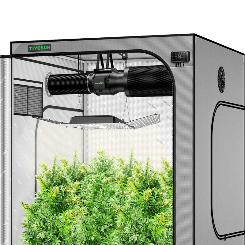 Vivosun Smart Grow Tent Kit GIY-SGS-G55 5x5, 6-Plant Complete System front view