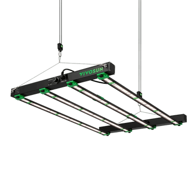 Vivosun VSFD4500  Full Spectrum Led Grow Light 450W hanging view front