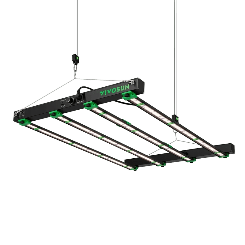 Vivosun VSFD4500 Full Spectrum Led Grow Light 450W hanging view front