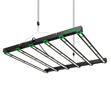 Vivosun VSFD6500 Full Spectrum Led Grow Light 650W front view hanging