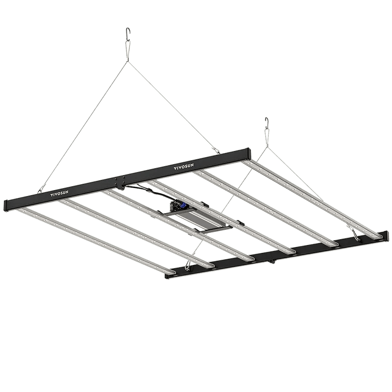 Vivosun VSFL6450 Full Spectrum Led Grow Light 645W front view hanging