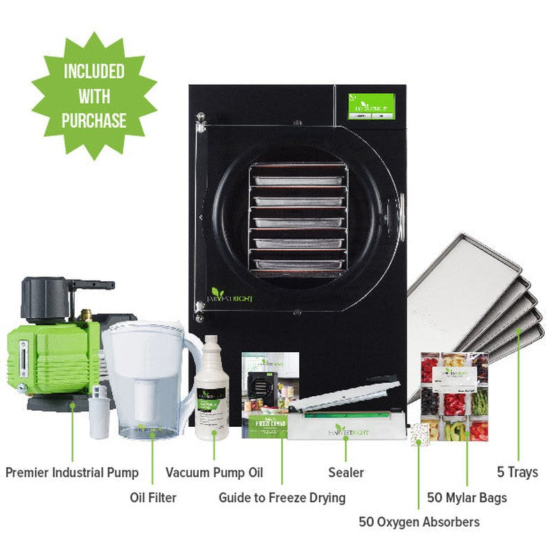 Harvest Right Medium Home Pro Freeze Dryer Starter Kit – Efficient, High-Capacity Preservation for Herbs, Fruits & Vegetables