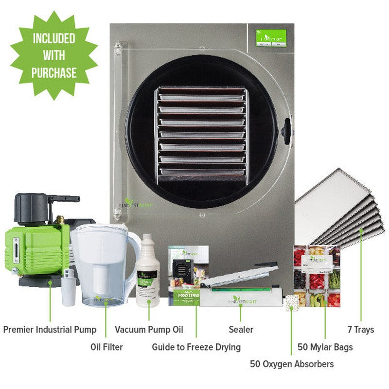 Harvest Right X-Large Home Pro Freeze Dryer Starter Kit – Maximum Capacity for Serious Preservation