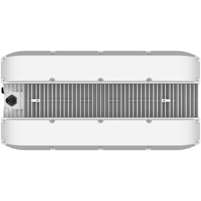 Gavita CT 2000e LED – 208–480V, Full-Spectrum Commercial Grow Light with a ribbed surface on a white background (top View)