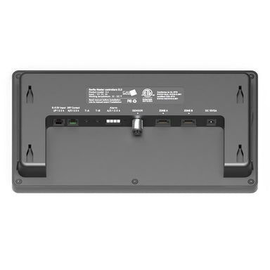 Back view of Gavita Master Controller EL3 – Smart LED Control, 512 Fixtures with various ports and labels on a white background