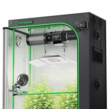 Vivosun 4x2 Smart Grow Tent Kit Pro with AeroLight Gen2 240W, GrowHub E42A+, AeroZesh T4 ventilation and AeroWave E6 clip fan