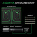 Vivosun GIY Smart Grow Tent Kit GIY-SGS-84 Pro – WiFi Controller, T8 ventilation, 4x8 Setup for 8 Plants 2x 450W VSFD4500 with components labeled on a black background.