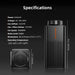 Spider Farmer® 3×3 Grow Tent Kit – SE3000 LED & New 2-in-1 Smart Ventilation System fan tilter specifications 