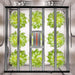 Spider Farmer G7000 730W Smart LED Grow Light – High-Yield 5x5 Coverage Grow tent with plants inside, labeled for size and plant support.