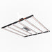 Spider Farmer G7000 730W Smart LED Grow Light – High-Yield 5x5 Coverage Ceiling-mounted LED grow light with black frame and white panels on a white background