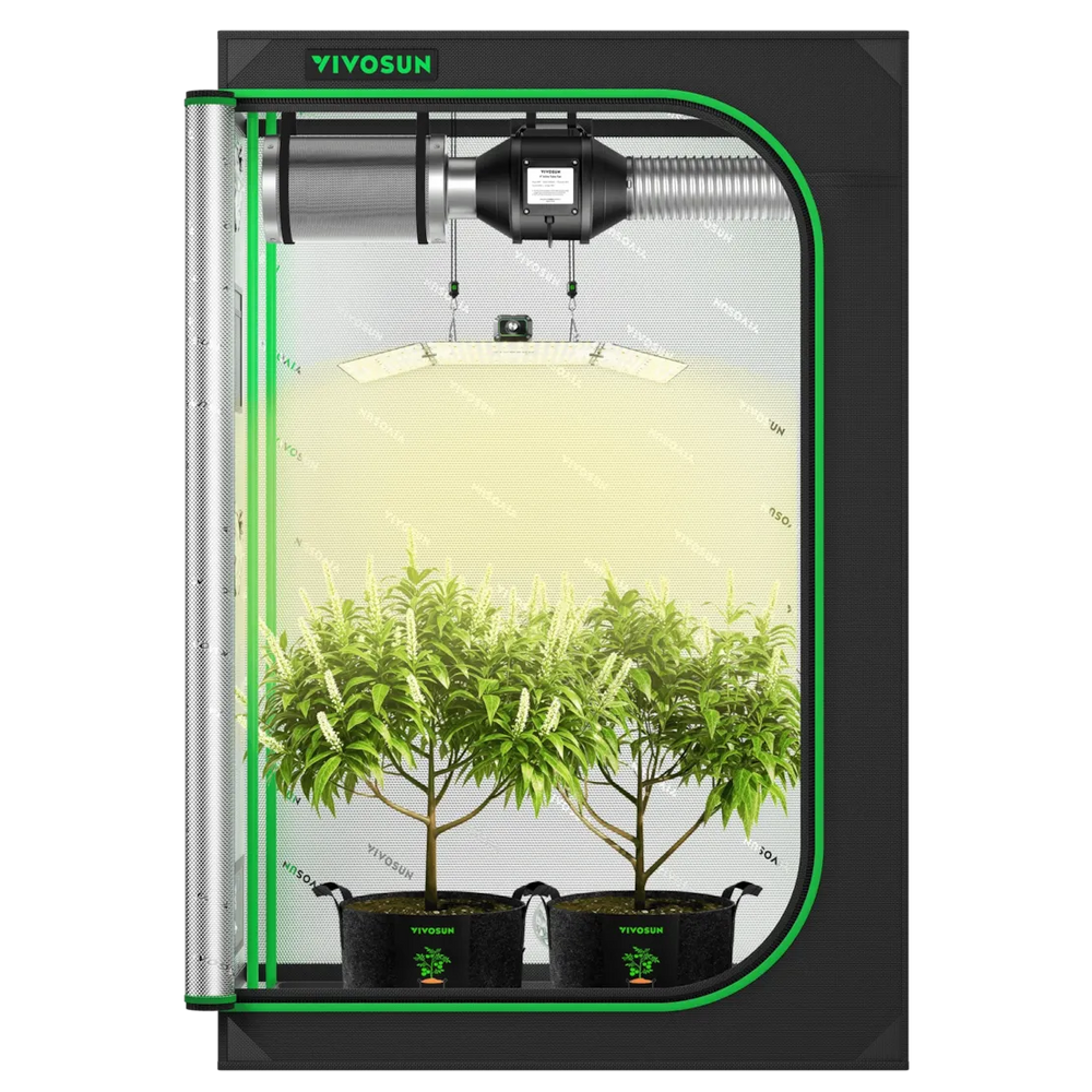 Vivosun 4x2 Starter Grow Tent Kit – 200W LumaLight & GrowHub A22 full tent Kit 