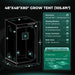 Mars Hydro TSW2000 300W 4x4 Smart Grow Tent Kit with iControl 48''x48''x80'' grow tent with dimensions and features on a dark background