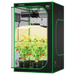 Vivosun 4x4 Smart Grow Tent Kit – 400W LumaLight & GrowHub E42A+ full view on white backgronud 