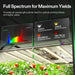 Vivosun 10x5 Smart Grow Tent Kit – 2x 750W LumaLight & GrowHub E42A+ full spectrum lighting for maximum yields 