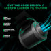Mars Hydro TSW2000 300W LED 4x4 Complete Grow Tent Kit Carbon filtration system with labeled components on a dark background