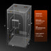 Spider Farmer 3x3x6 Smart Grow Tent Kit – SE3000 Transparent grow tent with dimensions and recommendations on a black background