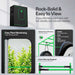 Vivosun 48x24x72 Pro grow tent with 2000D lightproof canvas, large viewing window, 22mm frame poles and reflective Mylar interior