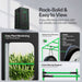 Vivosun 36x36x72 Pro grow tent with 2000D lightproof canvas, viewing window, heavy-duty frame and reflective interior